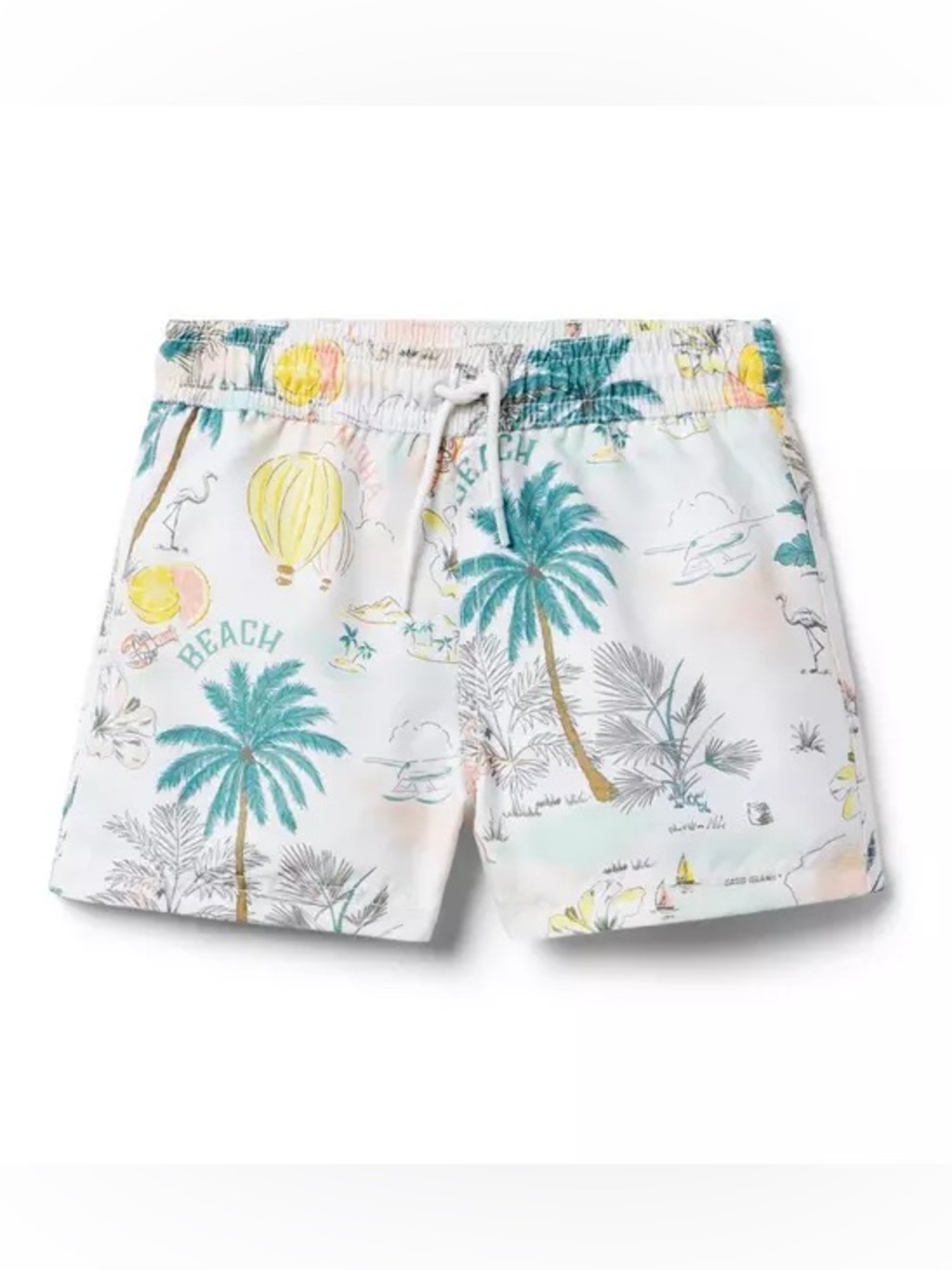 Janie and Jack Tropical Island Swim Trunks 2T